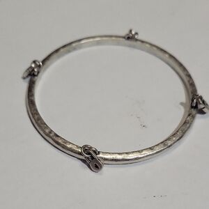 Elegant Silver Bangle Bracelet